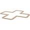 Ekena Millwork 29 78W x 29 78H x 14T Small Fowler Decorative Fretwork Wood Ceiling Panels, Hickory CELW30X30X0250FLRHI - alternate 7